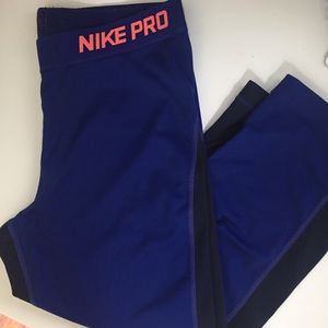 Nike Pro dri fit legging capris